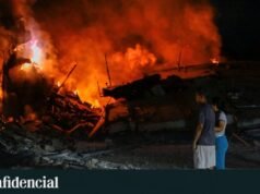 委內瑞拉強烈地震,圖片:建築物倒塌、人員受困、半夜救援