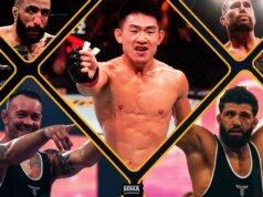 比賽環節:阿曼·薩魯基安 (Arman Sarukian) 對陣科爾比·卡溫頓 (Colby Covington),宋亞東大獲全勝,本·阿斯克倫 (Ben Askren) 回歸