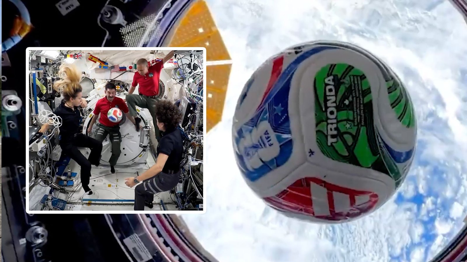 NASA 將 2026 年 FIFA 世界盃用球送到國際太空站，以便太空人可以在零重力下測試他們的步法（影片）