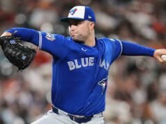 藍鳥隊梅森·弗魯哈蒂 (Mason Fluharty) 對陣勇士隊 (Braves) 將於週四開始