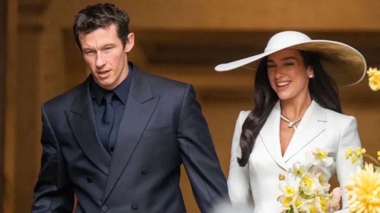 單身結束了！杜阿·利帕 (Dua Lipa) 和卡勒姆·特納 (Callum Turner) 在倫敦舉行了一場親密的民事儀式結婚