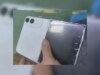 人體模型展示了 iPhone Ultra 的白色外觀