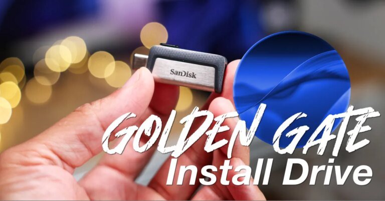 如何建立 macOS Golden Gate USB 安裝驅動器（影片）