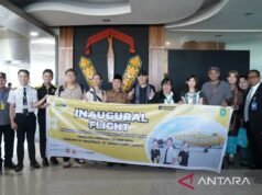 州長:新坤甸-新加坡航班為西加里曼丹旅遊業帶來機會
