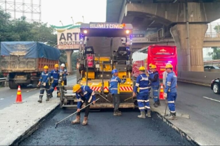 Jasmarga 正在修復雅加達-Sikampek 收費公路的幾個地點
