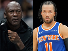在尼克隊結束 53 年總冠軍荒後,傑倫布倫森 (Jalen Brunson) 加盟邁克爾喬丹 (Michael Jordan)