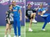 賈斯琳·羅亞爾 (Jasleen Royal) 與哈曼普里特·考爾 (Harmanpreet Kaur) 和傑米瑪·羅德里格斯 (Jemima Rodriguez) 一起參加女子 T20 世界杯活動:“絕對夢想成真”:寶萊塢新聞