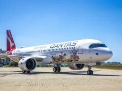 澳洲航空推出世界上航程最長的窄體噴射機的新塗裝