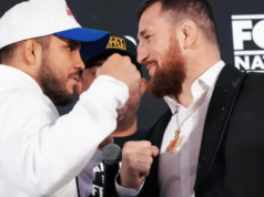 梅拉布·德瓦利甚維利 (Merab Dvalishvili) 對陣亨利·塞胡多 (Henry Cejudo),這是英國皇家空軍在格魯吉亞的國際首秀;阿曼·薩魯基安 (Arman Sarukian) 將參加比賽