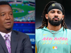 佩德羅馬丁內斯 (Pedro Martinez) 向教士隊球星小費爾南多塔蒂斯 (Fernando Tatis Jr.) 發出直言不諱的信息,他被費城人隊天才騙走了 1020 萬美元