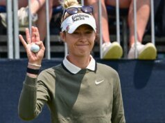 內莉·科達 (Nellie Korda) 在畢馬威 (KPMG) 女子 PGA 錦標賽第三輪比賽中的表現