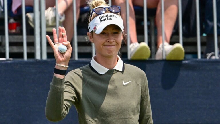 內莉·科達 (Nellie Korda) 在畢馬威 (KPMG) 女子 PGA 錦標賽第三輪比賽中的表現