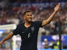 《腳踝扭到了》:美國國家隊球星儘管在 2026 年 FIFA 世界盃上進球,但還是分享了不幸的消息