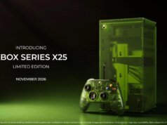 微軟 25 週年紀念版 Xbox 遊戲機採用半透明綠色