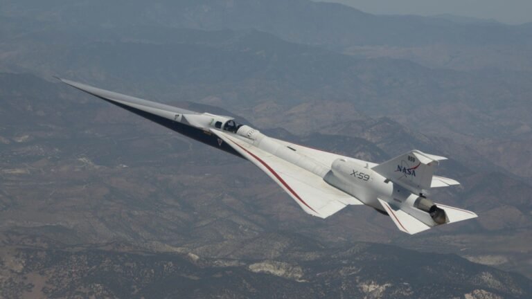 NASA 的 X-59 噴射機將於本月首次突破音障