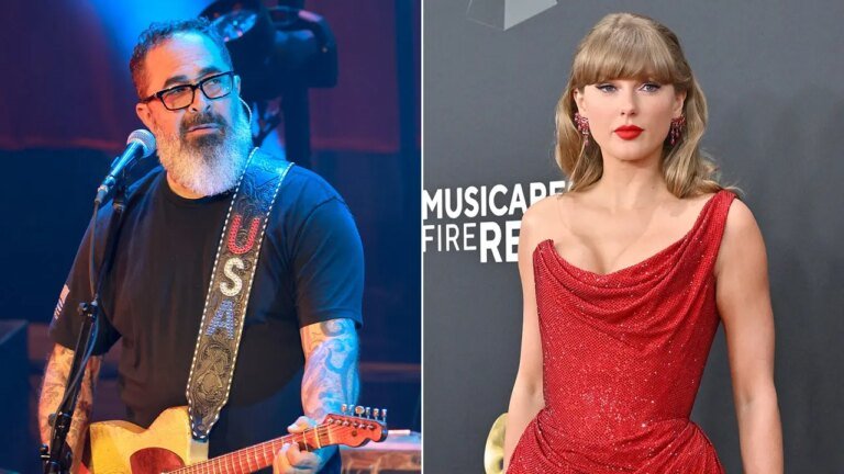 亞倫路易斯 (Aaron Lewis) 未發行的專輯封面在泰勒絲 (Taylor Swift) 商品中被發現被撕碎