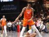 布蘭妮·格里納 (Brittney Griner) 將安吉爾·里斯 (Angel Reese) 像布娃娃一樣扔到地板上,展示了驚人的力量。