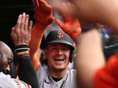 馬特查普曼 (Matt Chapman) 打點八次,巨人隊的鐵鎚小子