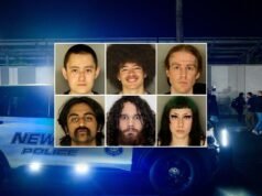 紐瓦克警方在 Delaney Hall ICE 設施外逮捕了另外六名抗議者