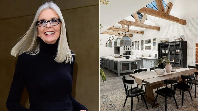 黛安·基頓 (Diane Keaton) 位於布倫特伍德 (Brentwood) 的故居以 2290 萬美元的價格掛牌出售