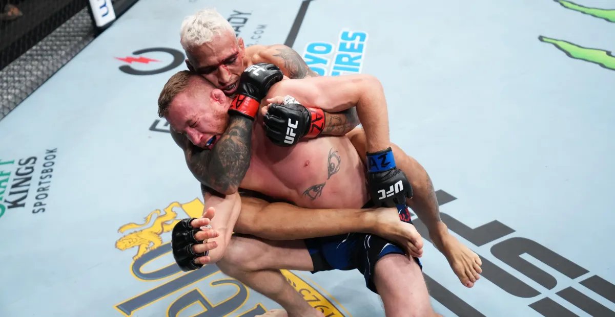 查爾斯·奧利維拉 (Charles Oliveira) 希望賈斯汀·蓋瑟 (Justin Gaethje) 重賽以解決未完成的事務，統一 UFC、BMF 腰帶