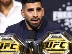 伊利亞·托普里亞 (Ilya Topuria) 回應賈斯汀·蓋瑟 (Justin Gaethje) 的離婚評論:“我要在你全家人面前睡你”