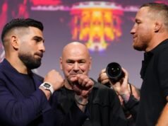 賈斯汀·蓋瑟 (Justin Gaethje) 在最新的口水戰中回擊“令人難以忍受的小混蛋”伊利亞·托普里亞 (Ilya Topuria);托普里亞回應