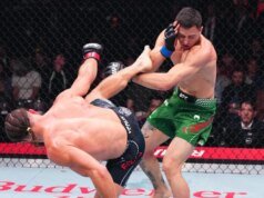 UFC巴庫賽果:拉斐爾費吉夫在主賽事中以凶狠的輪踢擊倒曼努埃爾托雷斯