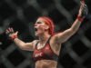 加拿大選手吉莉安羅伯森 (Gillian Robertson) 在 UFC 330 上奪冠