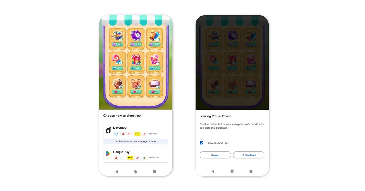 Google Play 商店將於 6 月 30 日起開放外部結帳