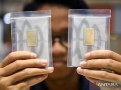 週二 Antum 黃金價格穩定在 27.29 億印尼盾/克