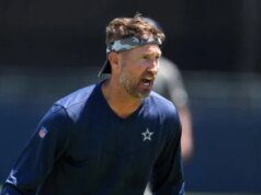 在牛仔明星 OTA 缺席後,布萊恩·肖滕海默 (Brian Schottenheimer) 出席德馬維安·奧弗肖恩 (DeMarvian Overshon) 的婚禮