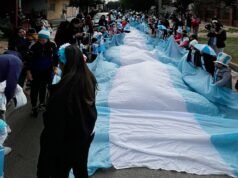 “Albiceleste Urban Intervention”,洛雷托學生鼓勵阿根廷國家隊的動人提案