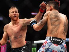 賈斯汀蓋特傑 (Justin Gaethje) 將矛頭指向伊利亞托普里亞 (Ilia Topuria) 的離婚,這在白宮攤牌前引發了不和