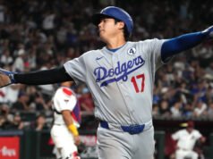 大谷在道奇隊擊敗響尾蛇隊時變得很熱,弗里曼打出兩分本壘打