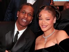 蕾哈娜 (Rihanna) 與 ASAP Rocky 兒子 Riot 出席洛杉磯演唱會