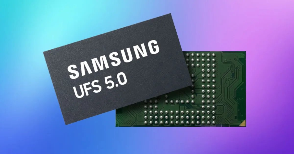 三星全新 UFS 5.0 晶片為您的智慧型手機帶來更快的設備內人工智慧和更長的電池壽命