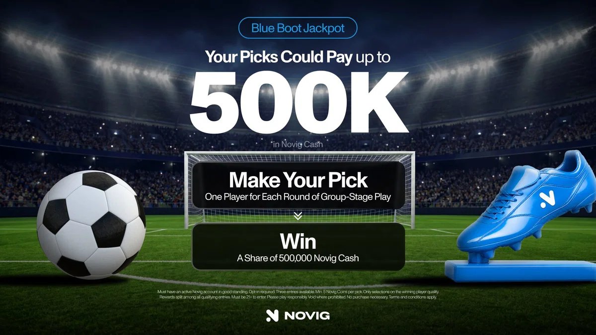 Novig Blue Boot 大獎指南：從 2026 年 FIFA 世界盃贏取高達 50 萬的 Novig 現金