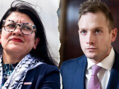 眾議員馬克斯·米勒 (Max Miller) 在點名拉希達·特萊布 (Rashida Tlaib) 的恐怖分子盟友後被逐出教會。
