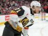 金騎士隊的威廉·卡爾森參加史丹利杯決賽第六場比賽。
