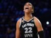 阿賈威爾遜 (Aja Wilson) 閃耀 Aces 擊敗 Sparks